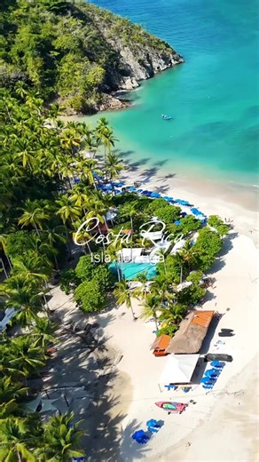 Tortuga Island in Costa Rica is a paradise of natural beauty, famous for its white sand beaches, crystal clear turquoise waters and palm trees, ideal for activities such as snorkeling, kayaking and hiking... 🎥: #Clintcostarica Follow The Costa Rica News - TCRN Hashtag #TCRN #TCRN #CostaRica #sanjose #paradise #date #day #news #PuraVida #happy #blu #world | The Costa Rica News - TCRN