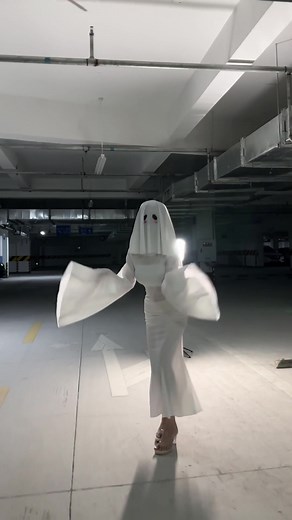 Halloween Cute ghost, ghost lady cos #Halloween#Halloweenlook#sally#Halloweenmakeup#cosplay#ghost#scary#funny