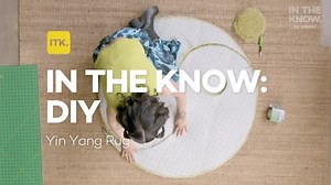 How to make an easy Yin-Yang design rug