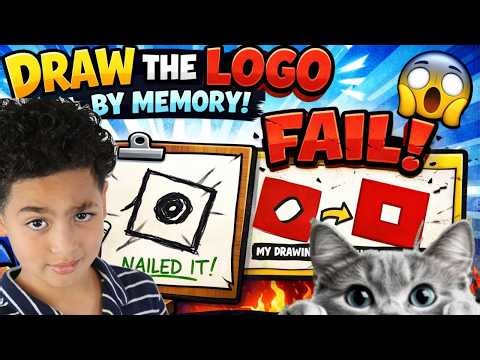 Roblox Draw the Logo from Memory | Drawing Gone WRONG