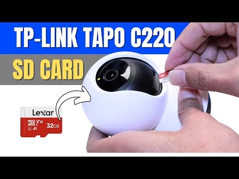 Tapo C220 SD Card Slot Location and Installation