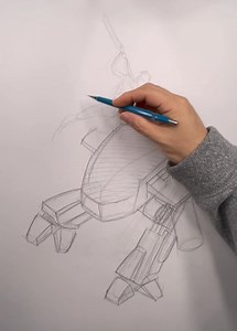 6.4K views · 223 reactions | Battle Angel Alita vs ED-209, quick sketch. You can see the full sketch in real time on my youtube channel. @frankchoartist #frankchoartist #battleangelalita #ed209 #robocop #drawing #sketching | Frank Cho | Facebook