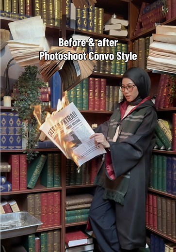 Before & After Photoshoot Convo Style — Open Booking