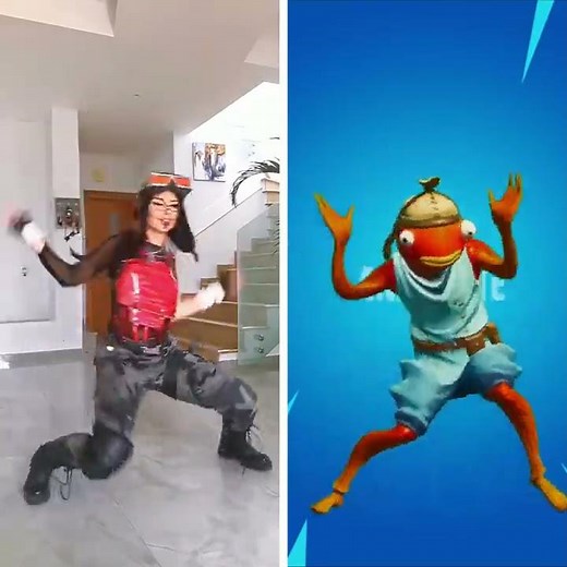 I did orange justice 😱 #fortnite dance moves in real life #shorts emote