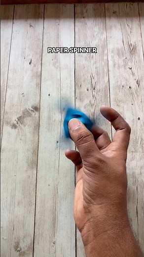 HOW TO MAKE A PAPER SPINNER ORIGAMI