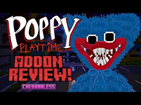 IT'S PLAYTIME! | Poppy Playtime Minecraft Addon/Mod Review (Bedrock)