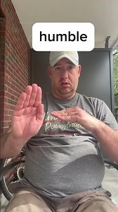 ASL sign for humble / Learn ASL