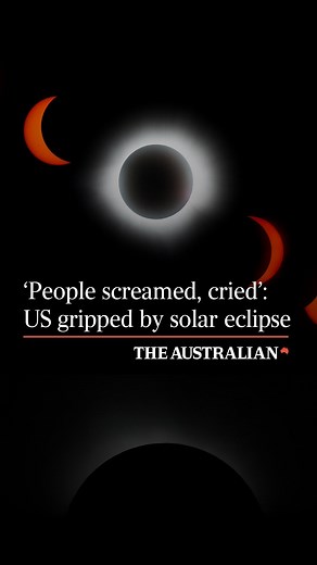 8.3K views · 30 reactions | Eclipse mania has gripped North America as a breathtaking celestial spectacle was witnessed by tens of millions of people. This timelapse footage shows a beautiful view of the total eclipse, visible from Newport, Vermont. It was the first solar eclipse to overshadow significant swathes of the US since 2017 and it will be the last one until 2044. Credit: Rob Wright via Storyful | The Australian | Facebook
