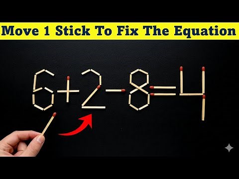 5 Matchstick Puzzles That Will Test Your IQ | Viral Brain Teasers