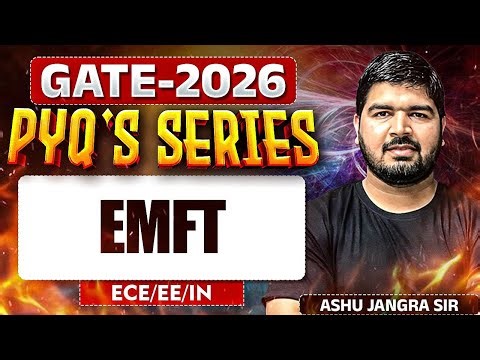 GATE 2026 | EMFT | PYQ's series | ECE/EE & CS/IT | GATE PYQ