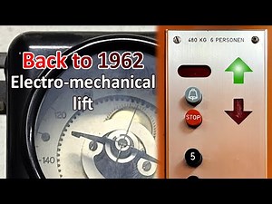 Step back in time... The Schindler 1962 electro-MECHANICAL lift!