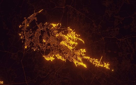 【转载】震撼！真实地图的最短路径寻路算法可视化