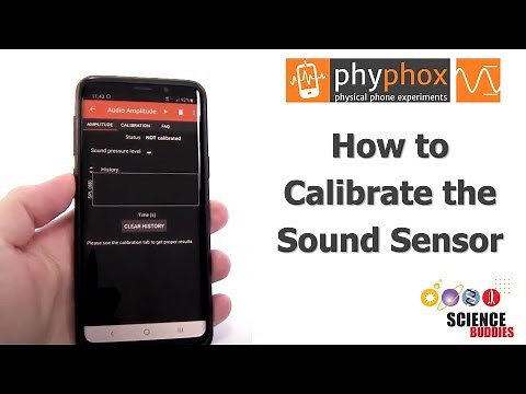 How to Calibrate the Sound Sensor in Phyphox