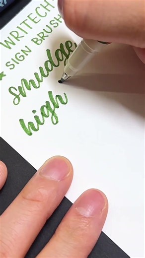 When your letters need presence..😌 | Writech Brush Pens
