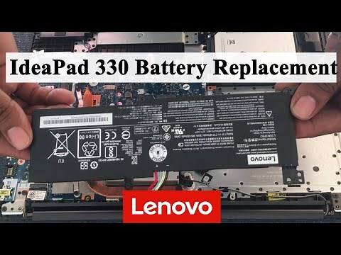 How to Replace Battery on Lenovo IdeaPad 330 | Disassembly | Upgrade #laptop