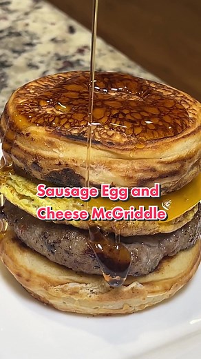 How to Make McDonald's Sausage, Egg and Cheese McGriddle at Home