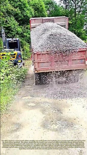 Spreading Gravel On‑Move: Moving‑Dump Truck Technique for Rural Road Surfacing