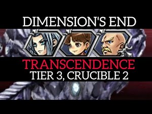 DFFOO [GL]: Dimension's End: Transcendence: Tier 3, Crucible 2 - Sephiroth, Porom, Yang