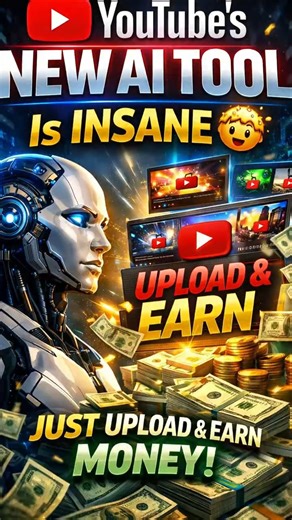 YouTube’s NEW AI Tool Is INSANE 🤯 Just Upload &Earn 💰