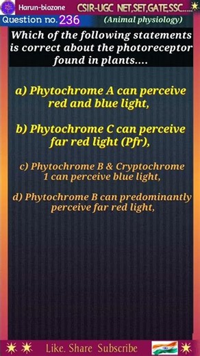 life science mcq question answer #setexam #gateexam #sscslst ‪@Harun-biozone‬
