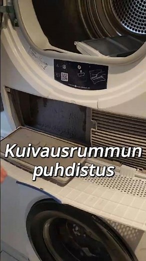 Kuivausrummun 5 minuutin puhdistus!