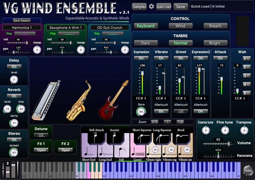 VGTrumpet updates VG Wind Ensemble to v2.1 - New Sounds & Features