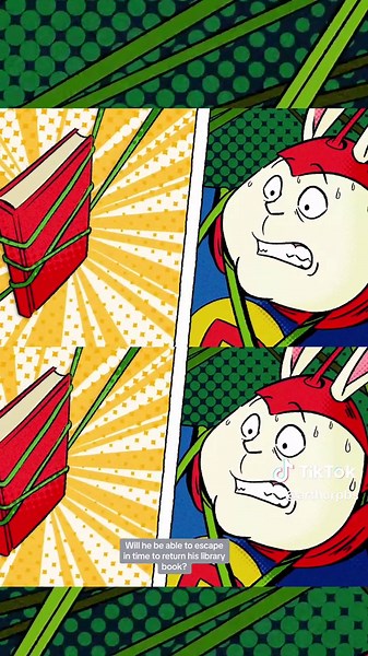 It’s okay to return your library books late. #Arthur #Buster #BionicBunny