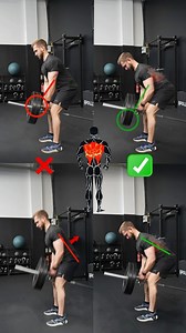 T-bar row mistakes! Here’s a video demonstrating incorrect versus correct techniques for the T-bar rows. Correct: ✅ 1. Keep your torso less upright to increase your range of motion. ✅ 2. Maintain a stable torso for better alignment of force with muscle fibers. Incorrect: ❌ 1. Avoid maintaining a more upright torso, as it may limit your range of motion. ❌ 2. Ensure your torso remains stable to prevent misalignment of force with muscle fibers. ❗️SAVE THESE GUIDELINES FOR FUTURE REFERENCE❗️ #gymtip