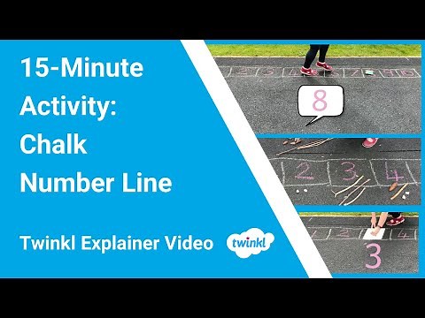 15-Minute Activity: Chalk Number Line