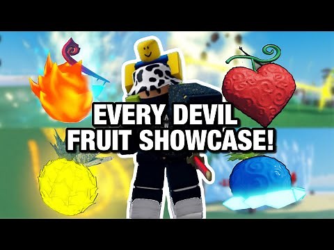 EVERY DEVIL FRUIT SHOWCASE IN A ONE PIECE GAME! (Roblox)