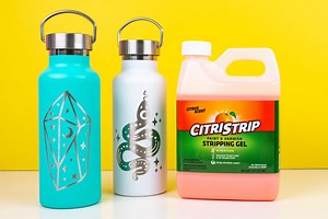 How to Etch Tumblers with CitriStrip   Tips for Intricate Details!