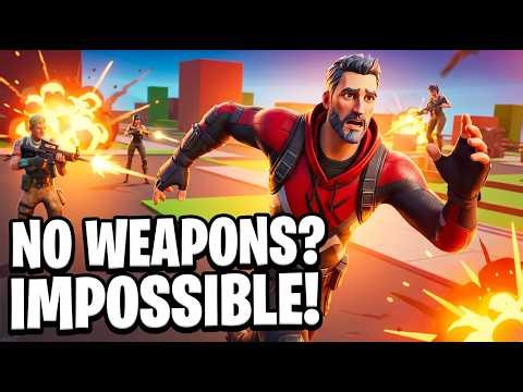 I Tried Fortnite With No Weapons... Here's How Far I Got
