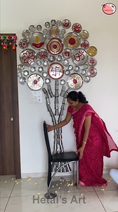 Beautiful vessel wall art - tree making - expensive #diy #wallart #vessel #trees | Hetal's Art