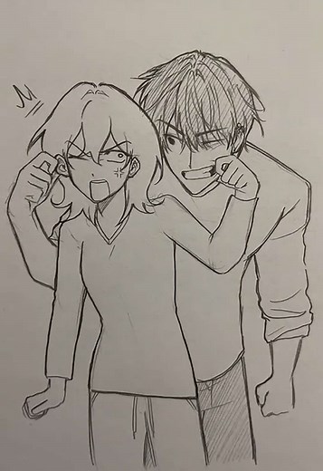 Friends to Enemies to Lovers Art Commission