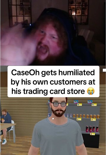 CaseOh Humiliated by Customers in TCG Card Shop Simulator