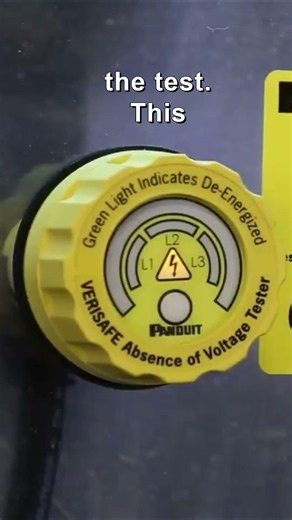 What does the yellow caution light mean? ⚠️ #panduit #verisafe #avt #electricalsafety