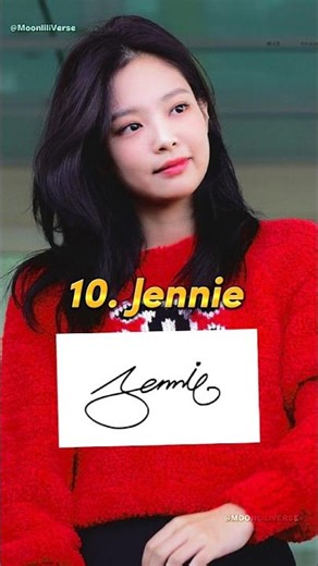 TOP 10 Most Beautiful Signature in k-pop 2026💜✨(comment your favourite)#bts #blackpink #shortsfeed