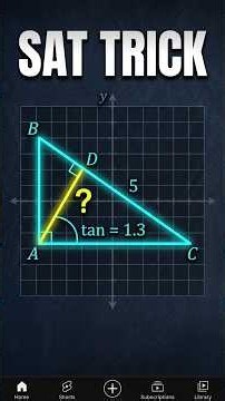 Why 90% of students fail this geometry question 🚨 #satmath #geometry