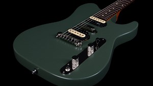 Godin equips its hybrid Radium model with a sleek new Matte Green finish