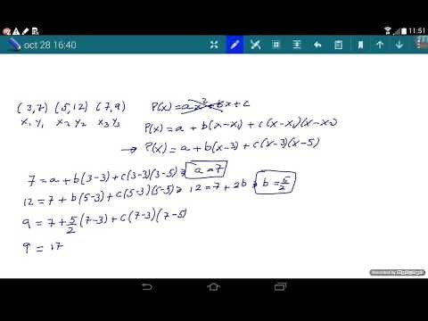 Interpolación cuadrática