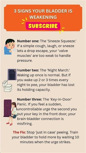 3 Signs Your Bladder is Weak