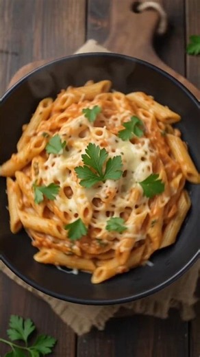 Trending Creamy Cheesy Garlic Pasta Recipe | Easy & Delicious Pasta in 10 Minutes 🍝#Short#viralvideo