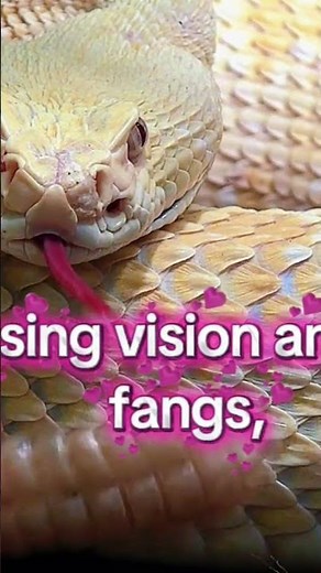 ALBINO snake you have never seen !