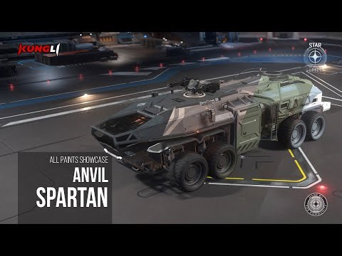 Anvil Spartan - All Paints Showcase | ‪@RobertsSpaceInd‬