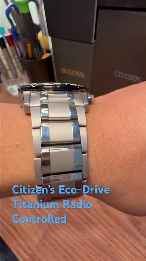 Citizen’s Eco-Drive Titanium Radio Controlled