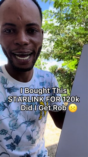 Did he Rob me/I bought this starlink for 120k | star link