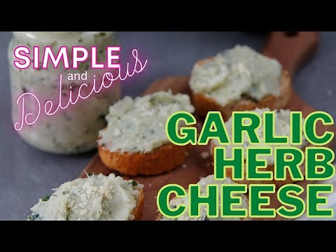 Boursin Cheese Copycat | Garlic Herb Cheese Spread