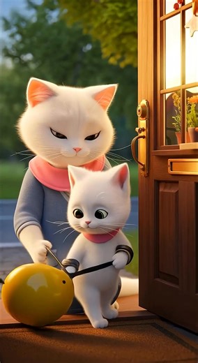 8.7K views · 271 reactions | The Journey of Baby White Cat: From Falling to Smiling #sadstory #sadcartoon #cat #cartoon #sad | Ai Cartoons | Facebook