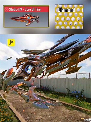 Static-HV-Core Of Fire Diamond camouflage in codm #codm #fyp #viral | call of duty: mobile