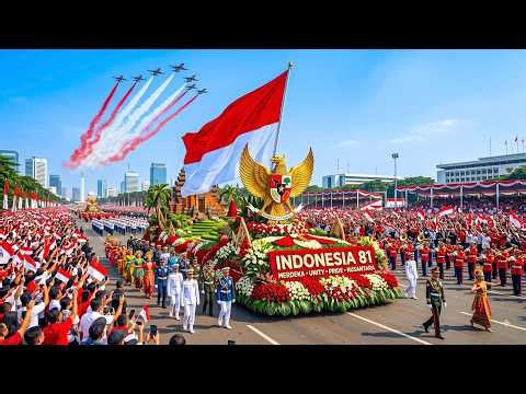 🇮🇩 INDONESIA INDEPENDENCE DAY 2026 | Grand National Parade, Flag Ceremony & Cultural Celebration 4K
